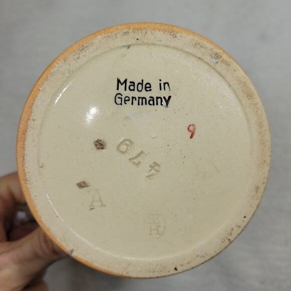 Vintage Pewter Beer Stein Lid West Germany Werner Corzelius Party Drinking Fun - Picture 5 of 16